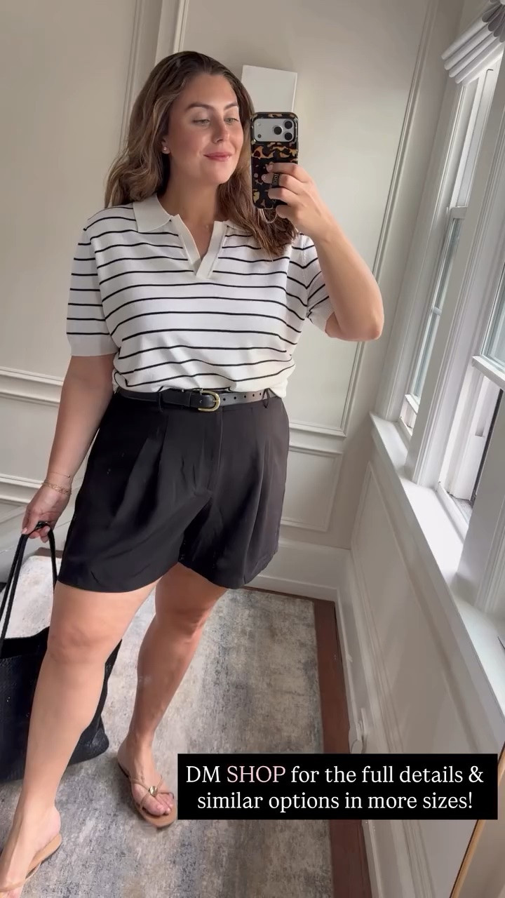 Wearing size XXL in top & sharing similar style bottoms! // casual work outfit - shorts - summer outfit - work from home outfit - plus size fashion

#LTKootd #LTKMidsize #LTKWorkwear