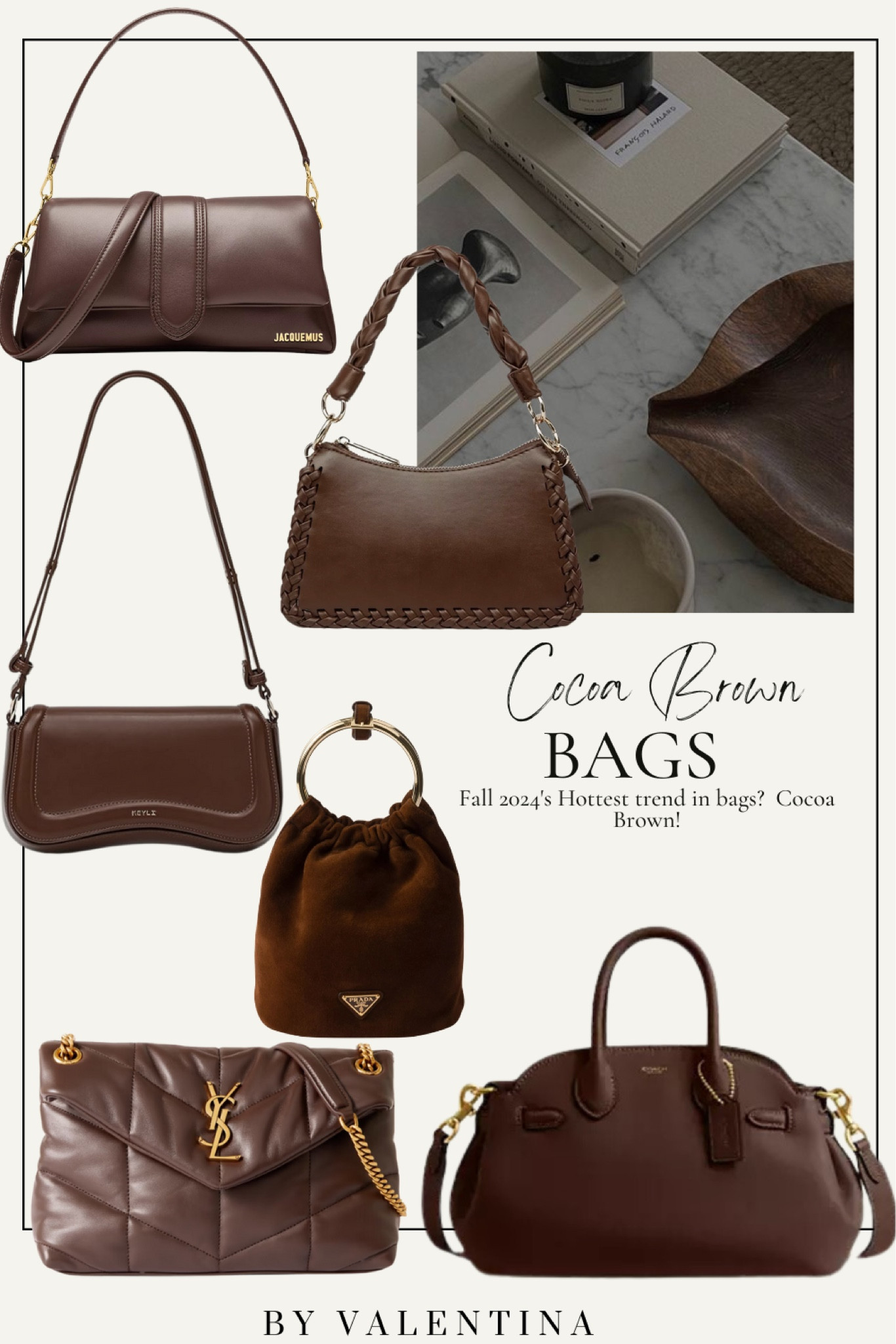 Fall 2024's Hottest trend in bags?  Cocoa Brown!

#LTKSeasonal #LTKStyleTip #LTKItBag