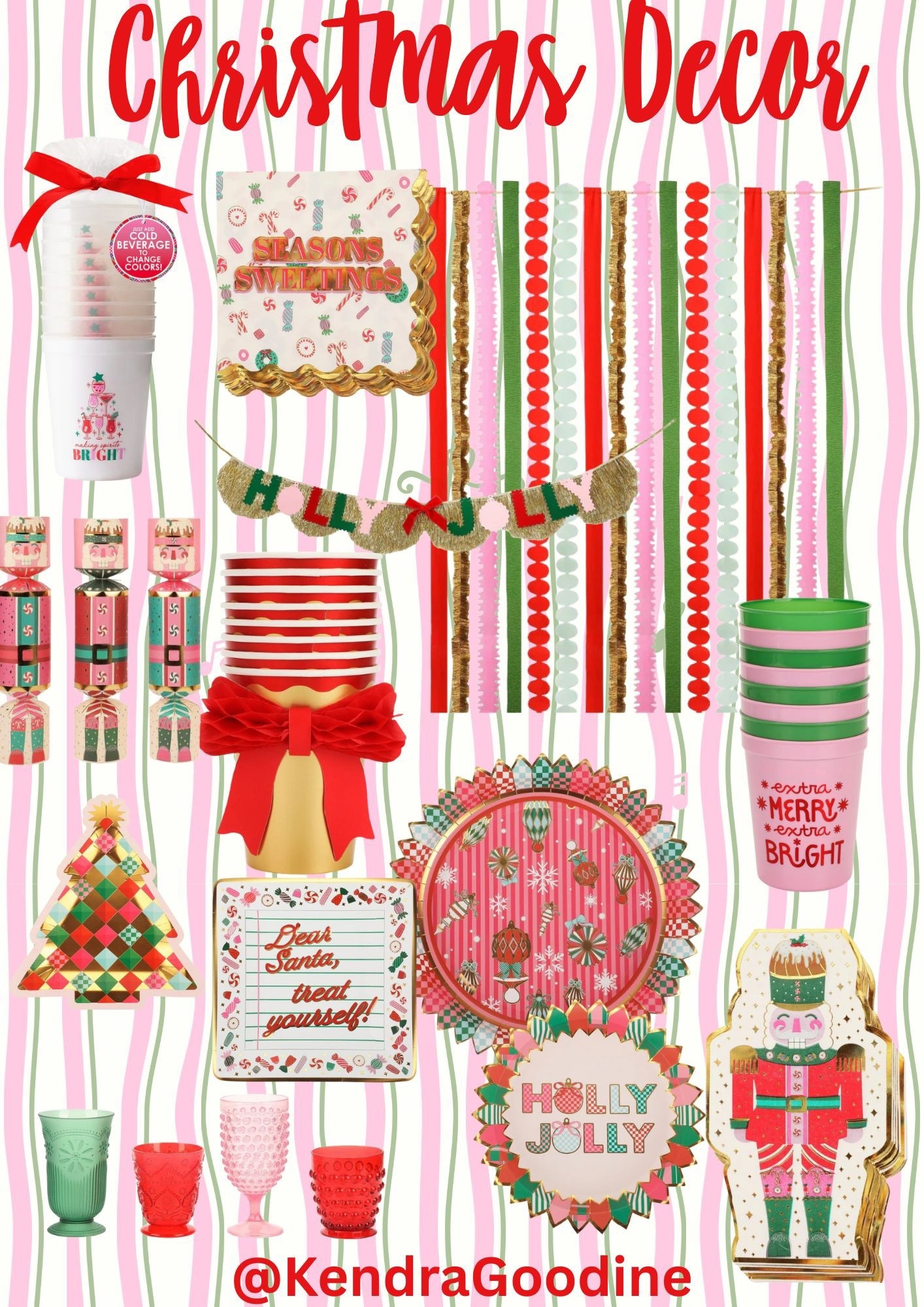 Christmas tablescape such fun idea for Christmas party from Packed Party use my code to save 15% KENDRA15 

#LTKSaleAlert #LTKHome #LTKHoliday
