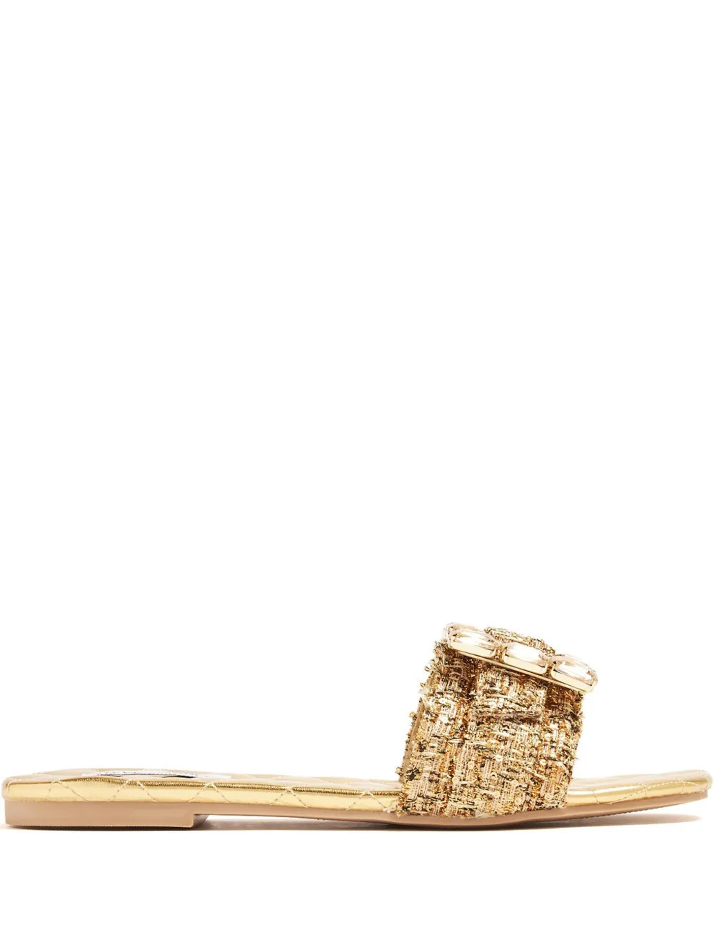 Steve Madden buckle-detail sandals - Gold | Farfetch Global