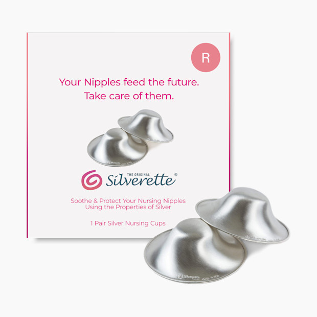 Silverette Silver Nursing Cups Size Regular | 100% Hand | Babylist