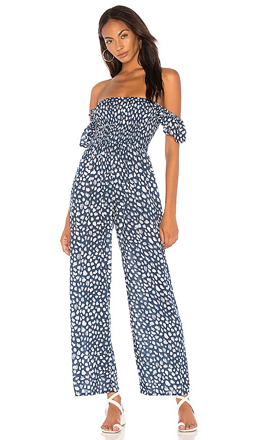 Tiare Hawaii Jade Jumpsuit in Frost Navy | Revolve Clothing (Global)