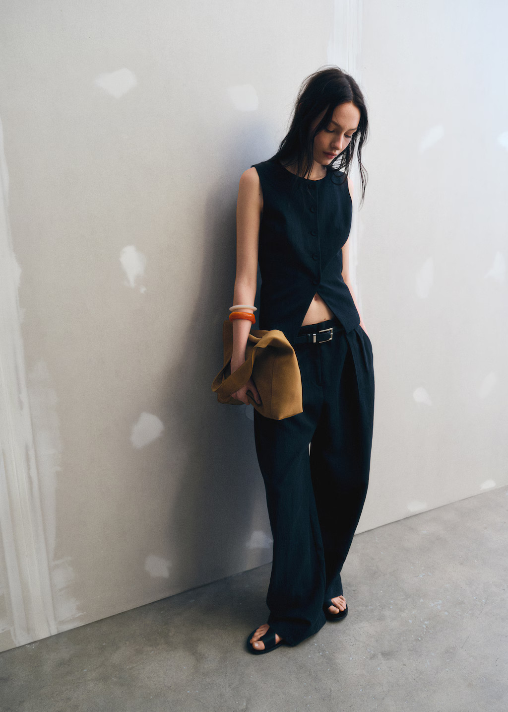 Suit vest straight lyocell - Women | MANGO USA | Mango (US/MX/AU)