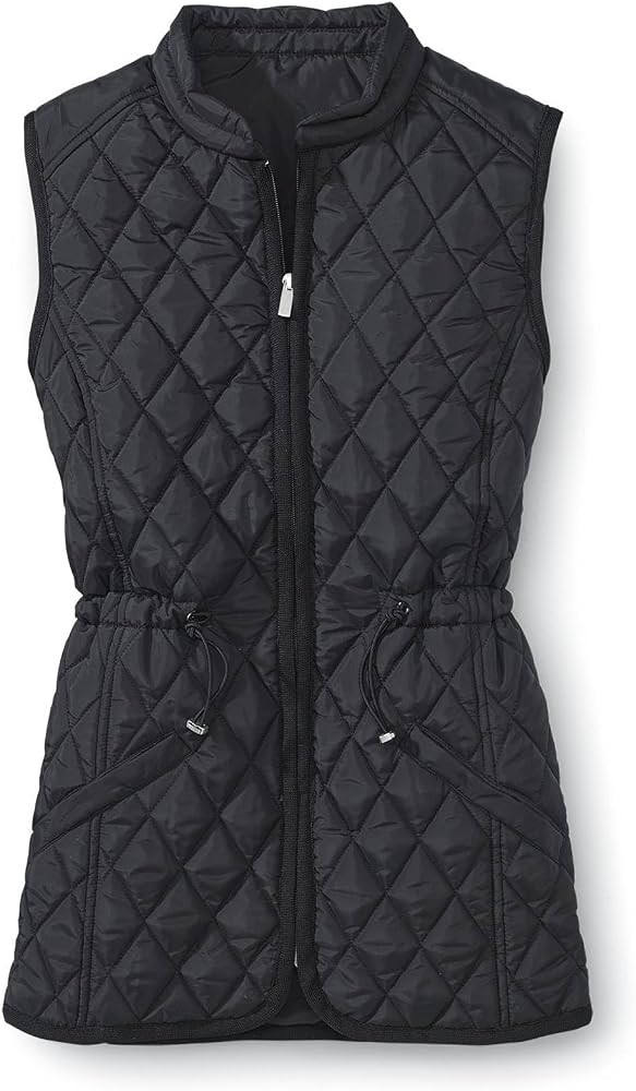 SAGEFINDS Women’s Quilted Vest, Stand Collar, Lightweight Padded Vest with Zipper, Pockets and ... | Amazon (US)