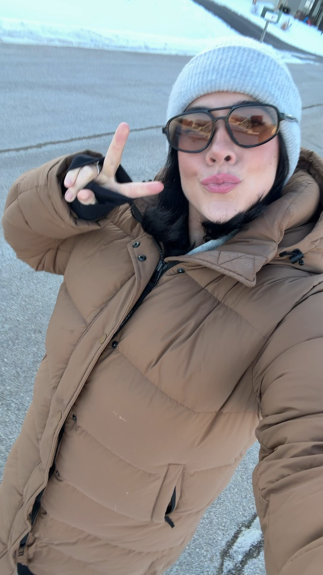 Winter walk essentials. Supper puff coat (my color is last year) size L. Winter outfit. 

#LTKMidsize #LTKfitnessgoals #LTKmomlife