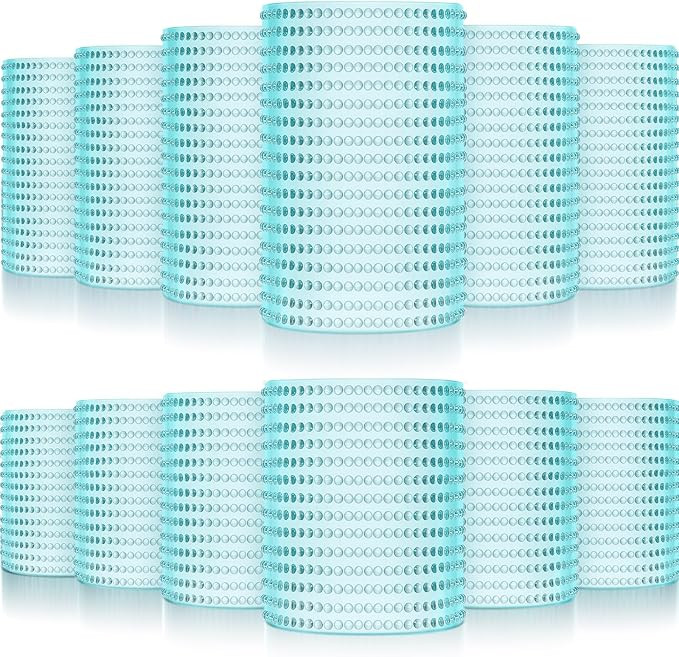 Foaincore 12 Count Hobnail Drinking Glasses Set Vintage Glassware Old Fashioned Beverage Glasses ... | Amazon (US)