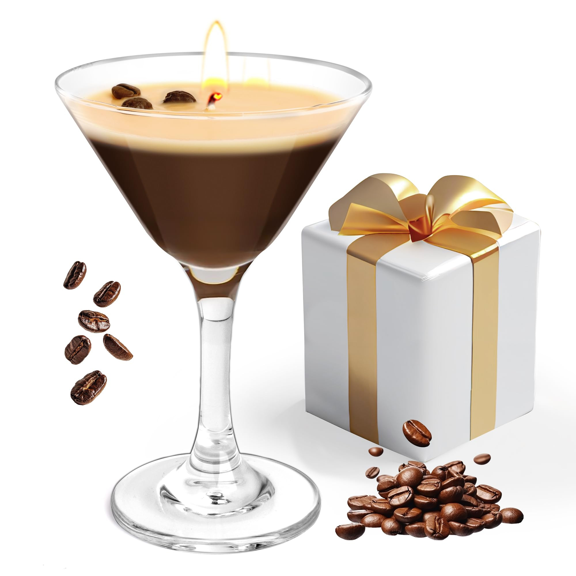 Espresso Martini Candle, Coffee Candles Ornament, Scented Candle for Women Men Espresso Lovers, C... | Amazon (US)