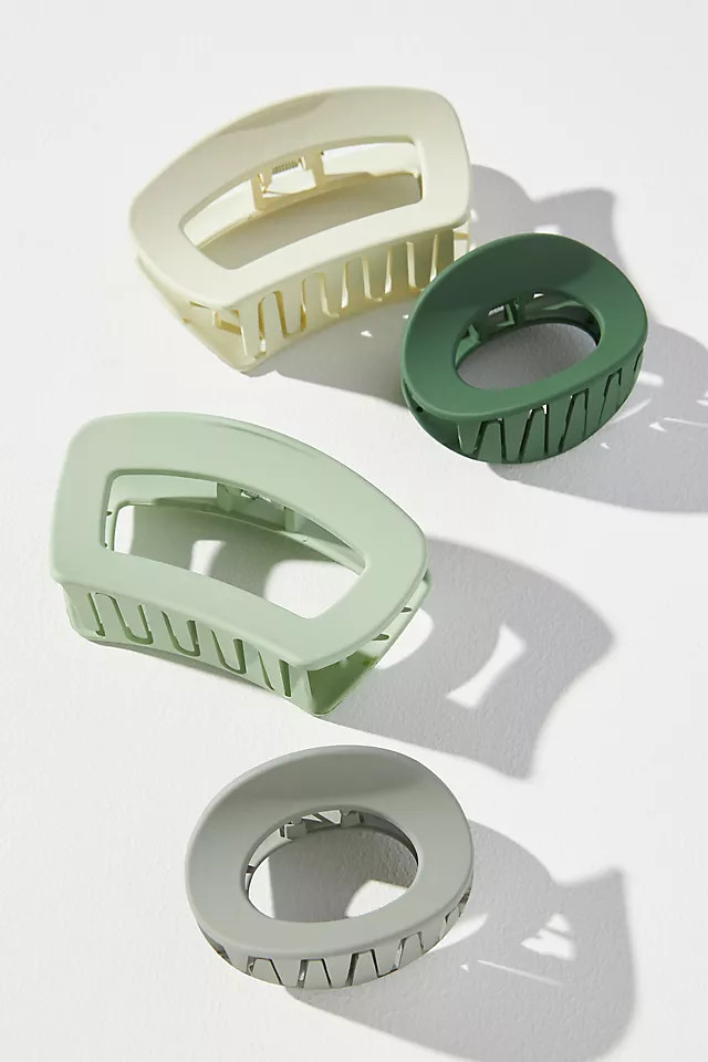 Botanical Claw Hair Clip Set | Anthropologie (US)