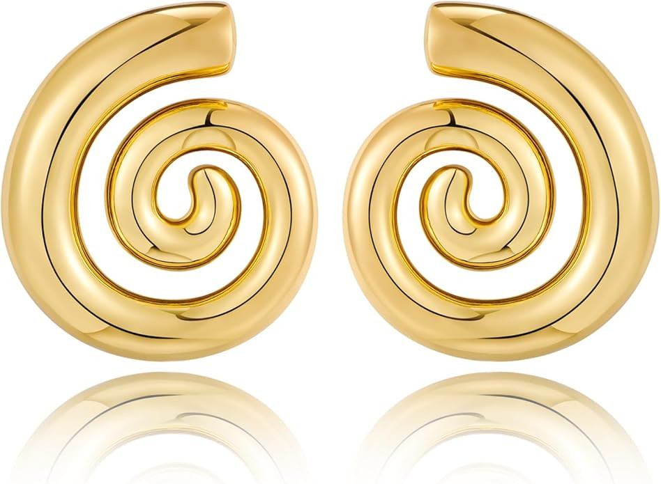 Gold Boho Ocean Earrings, Shell Earrings Seashell Stud Earrings Beach Jewelry Gifts for Women | Amazon (US)