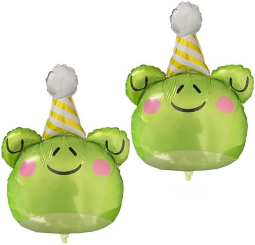 Large Green Frog Balloons Frog Foil Birthday Balloons Animal Theme Party Supplies Baby Shower Bir... | Amazon (US)