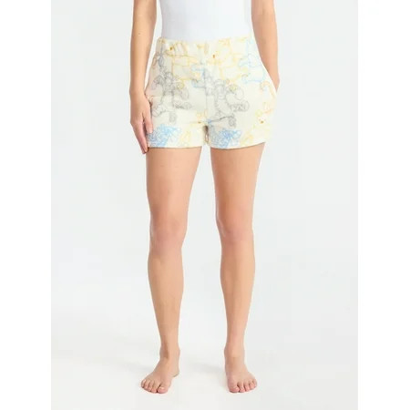 Winnie the Pooh Women's Graphic Wooby Shorts, Sizes XXS-XXL | Walmart (US)