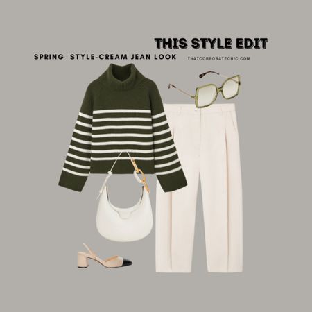 A pop of colour in stripes with cream jeans.

Wear for casual workwear, weekend style, spring look, slingback heels, casual style



#LTKworkwear #LTKeurope #LTKstyletip