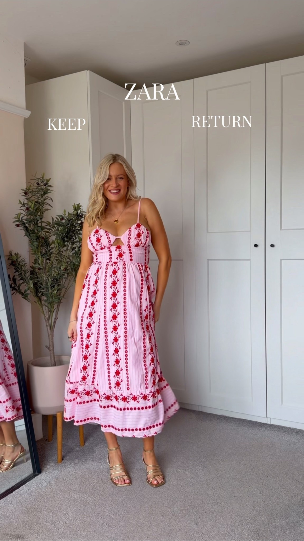 Beautiful Zara new in dress 😍 wearing size M (6 months pregnant) 

Zara, Zara new in, holiday dress, bump friendly dress 

#LTKsummer #LTKuk #LTKspring