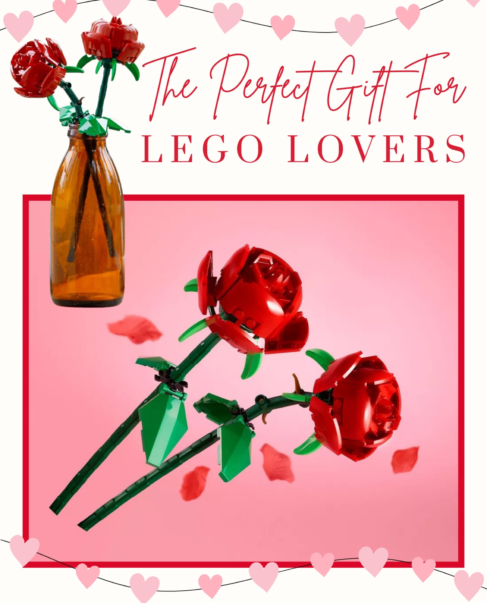 🌹✨ Perfect for Valentine’s Day, the LEGO Roses Botanical Collection is a unique way to say "I love you." These roses never wilt and make a creative, lasting gift! 💖🌸

#LTKHome #LTKGiftGuide #LTKFindsUnder50