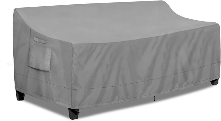 PureFit Outdoor Couch Cover Waterproof Patio Sofa Furniture Covers, 3-Seater Outdoor Cover with A... | Amazon (US)