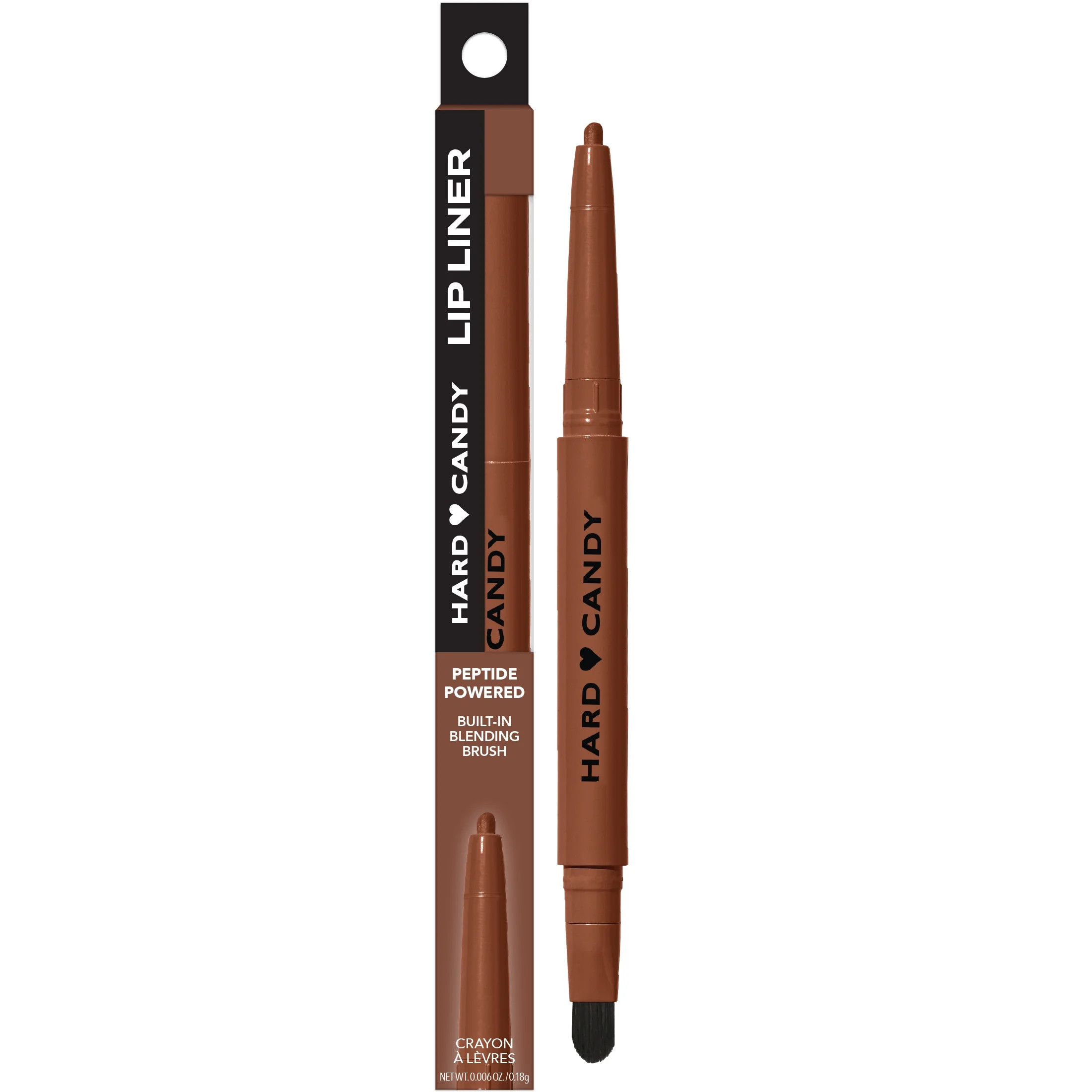 Hard Candy Insta Pout Lip Liner, Plumping, Boyfriend, Brown | Walmart (US)