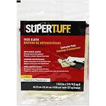 Trimaco 10506 SuperTuff Tack Cloth, 18 x 36-inch, 6 Count, Pack of 6, tan | Amazon (US)