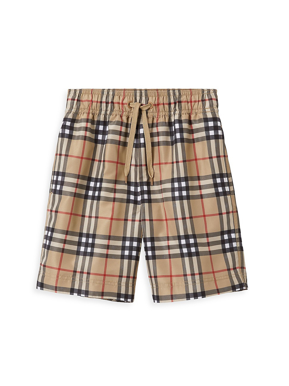 Boy's KB7 Malcolm Archive Check Print Swim Shorts - Archive Beige Check - Size 4 | Saks Fifth Avenue
