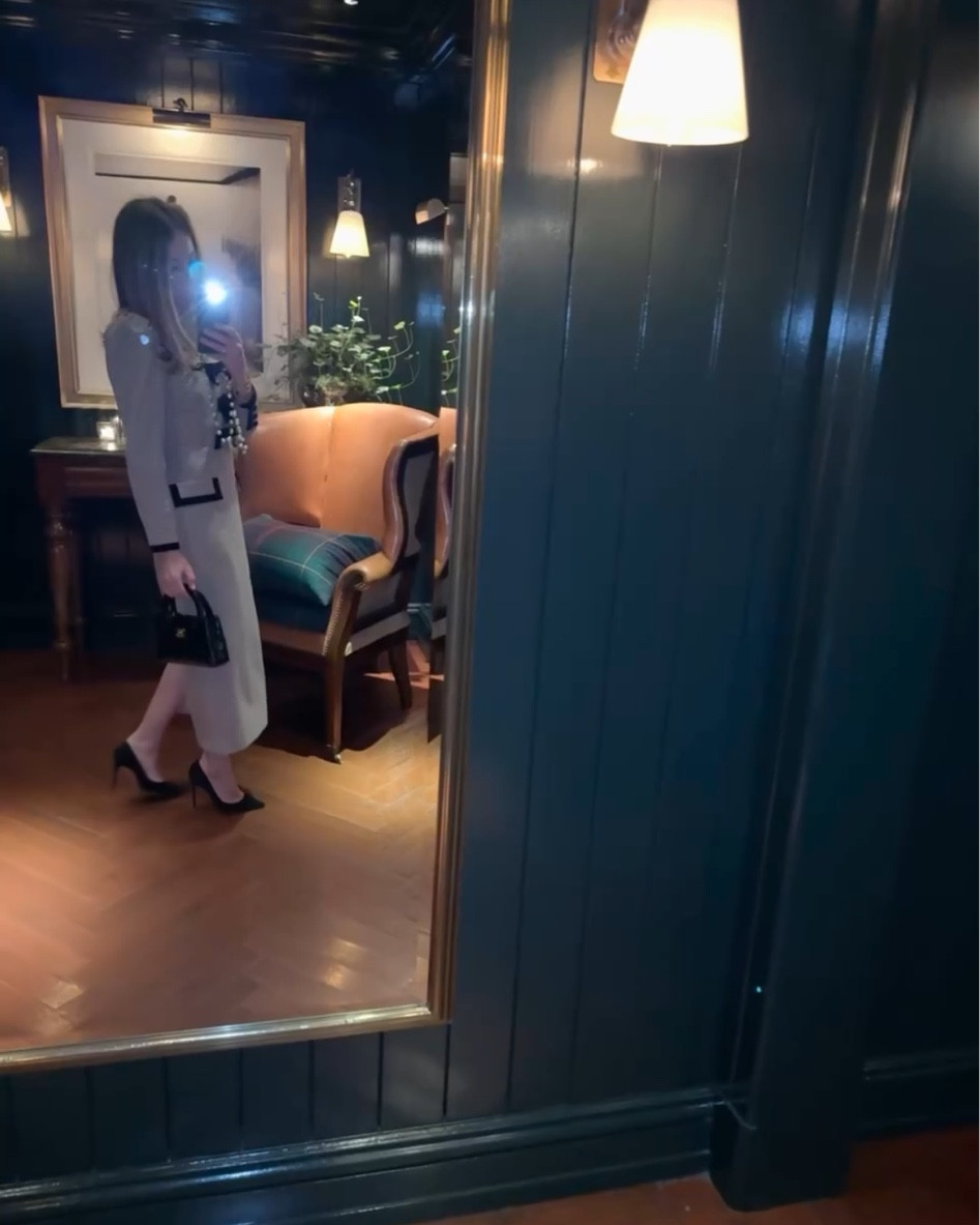 Snapshot of my dress at night