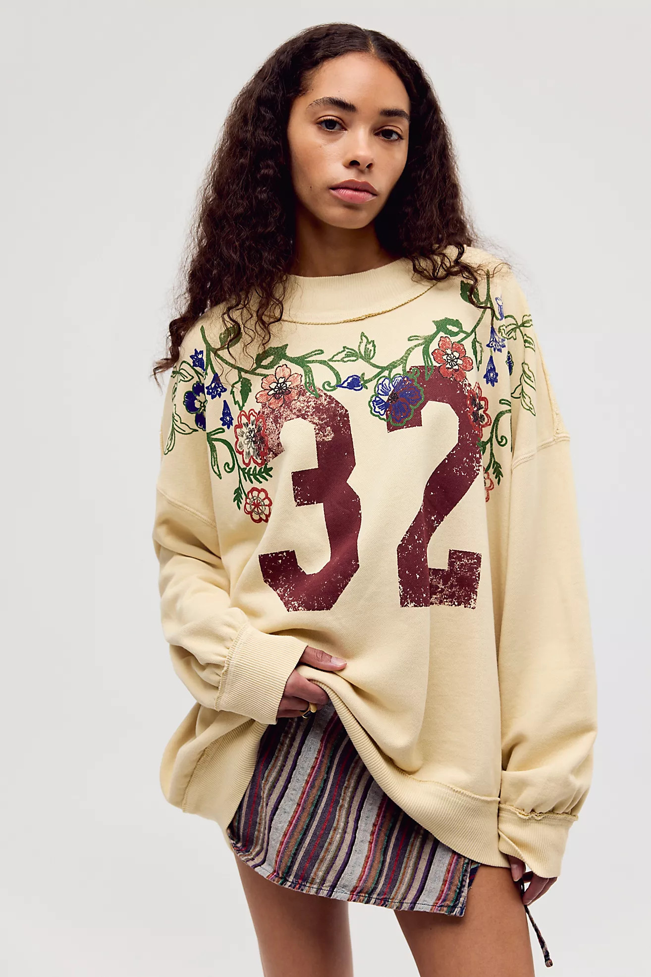 We The Free Palm Spring Turtleneck Graphic Pullover | Free People (Global - UK&FR Excluded)