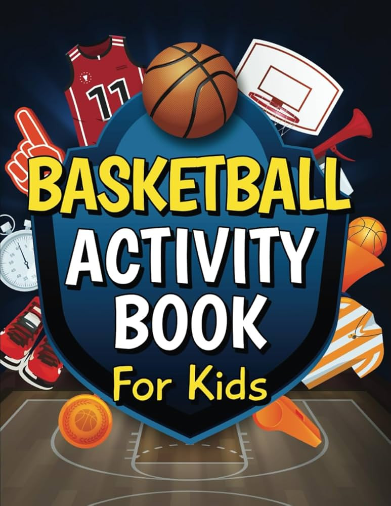Basketball Activity Book for Kids: Mazes, Coloring, Dot to Dot, and More! Slam Dunk Your Way into... | Amazon (US)