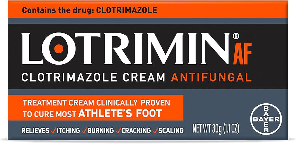 Lotrimin AF Cream: Athlete's Foot 1% Clotrimazole Antifungal Treatment, Clinically Proven Effecti... | Amazon (US)