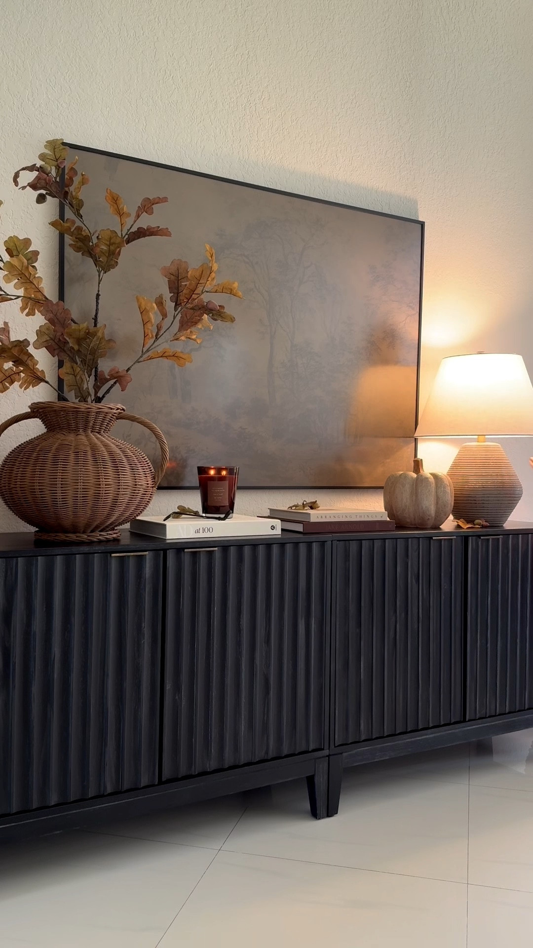 Fall sideboard stylingLea

#LTKHome #LTKActive #LTKSeasonal