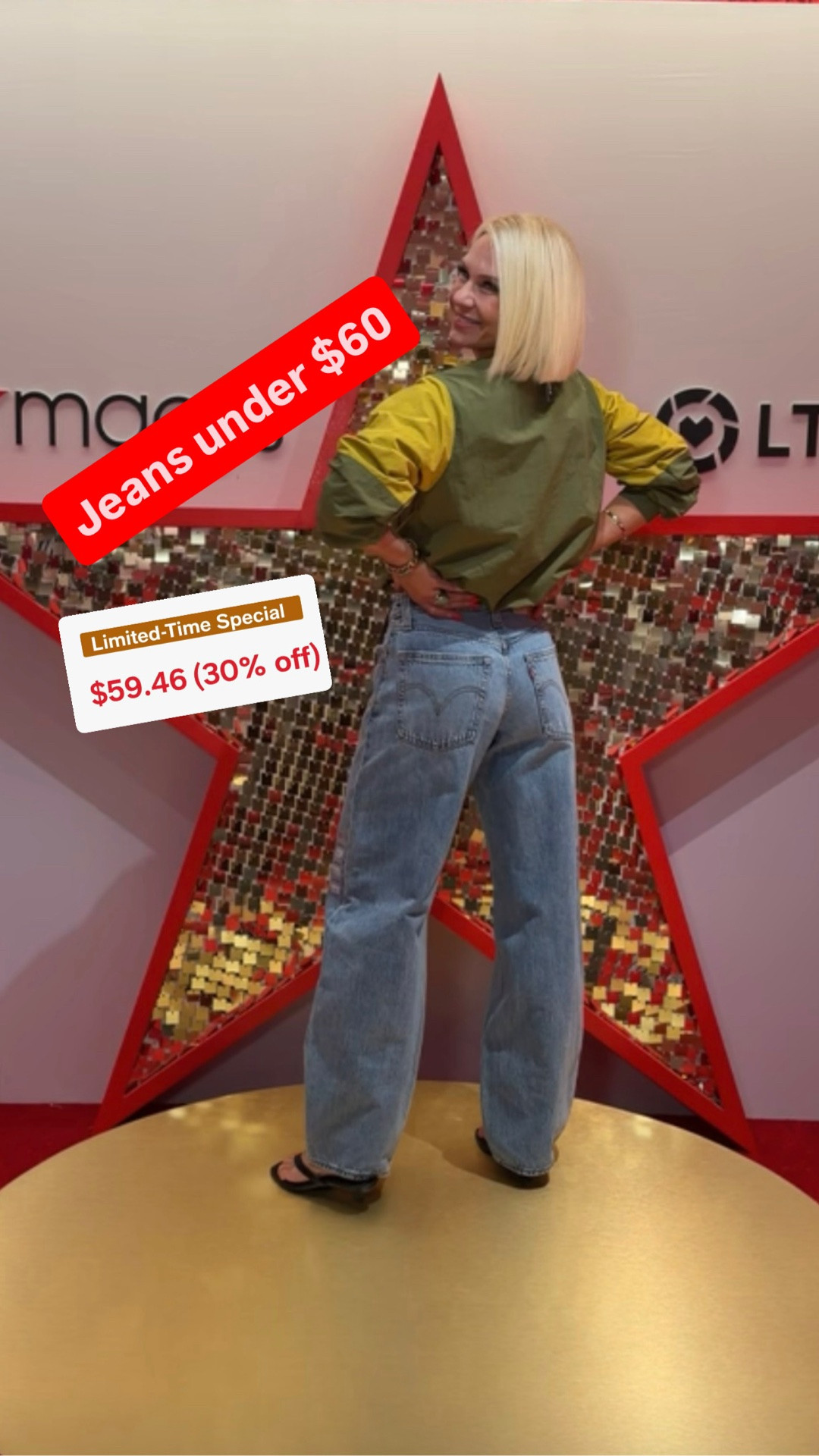 Limited-time SALE! Do not miss out on these super-flattering jeans. A subtle barrel/wide leg silhouette. They fit tts, wearing a 27. 
Lightweight green jacket is on sale too.

#LTKmomlife #LTKOver40 #LTKSaleAlert