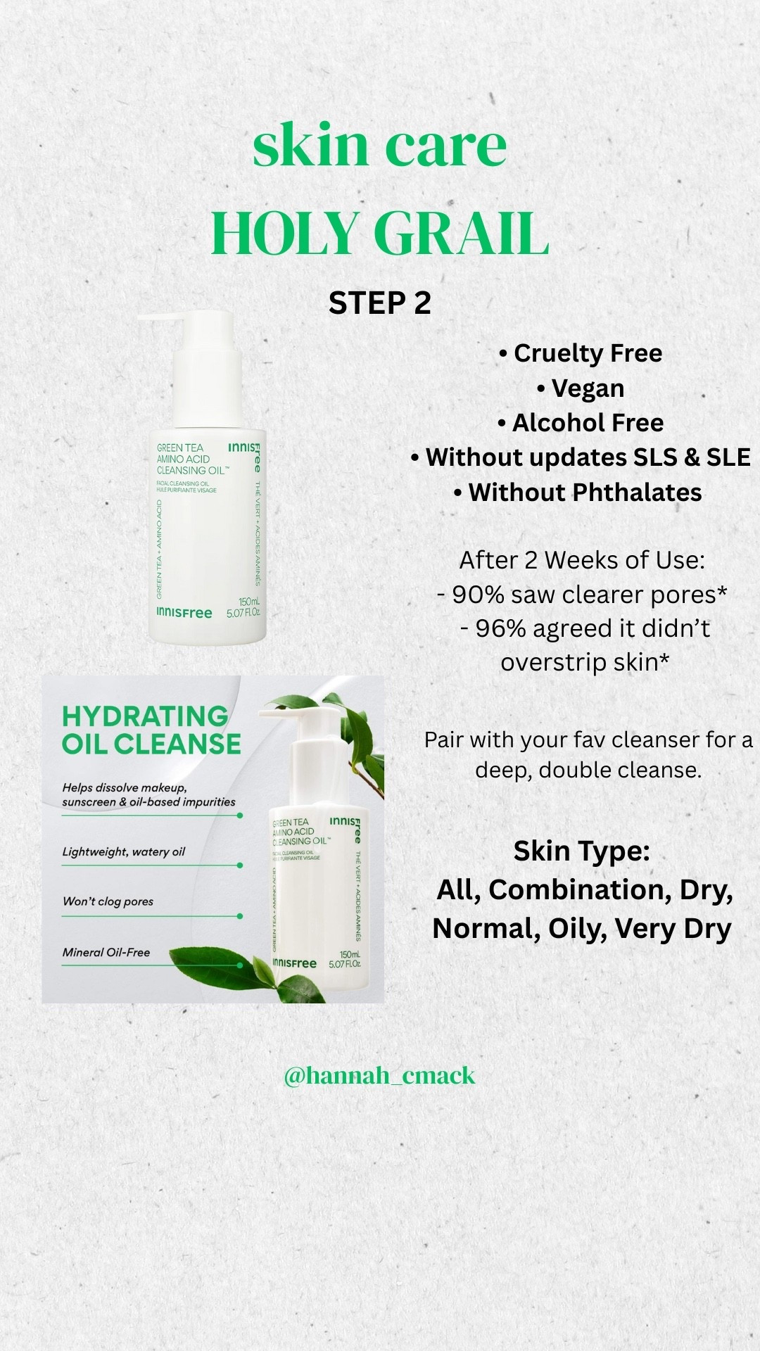 Step 2: oil cleanser 💚

#LTKFindsUnder50 #LTKBeauty #LTKU