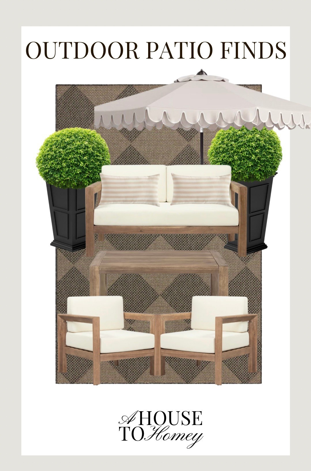 Outdoor patio inspiration!!

Outdoor patio
Patio
Patio furniture
Outdoor furniture
Outdoor furniture set
Patio furniture set
Outdoor couch
Outdoor chairs
Black planters
Tall planters
Neutral outdoor furniture
Outdoor rug
Checkered outdoor rug

#LTKSaleAlert #LTKSeasonal #LTKHome