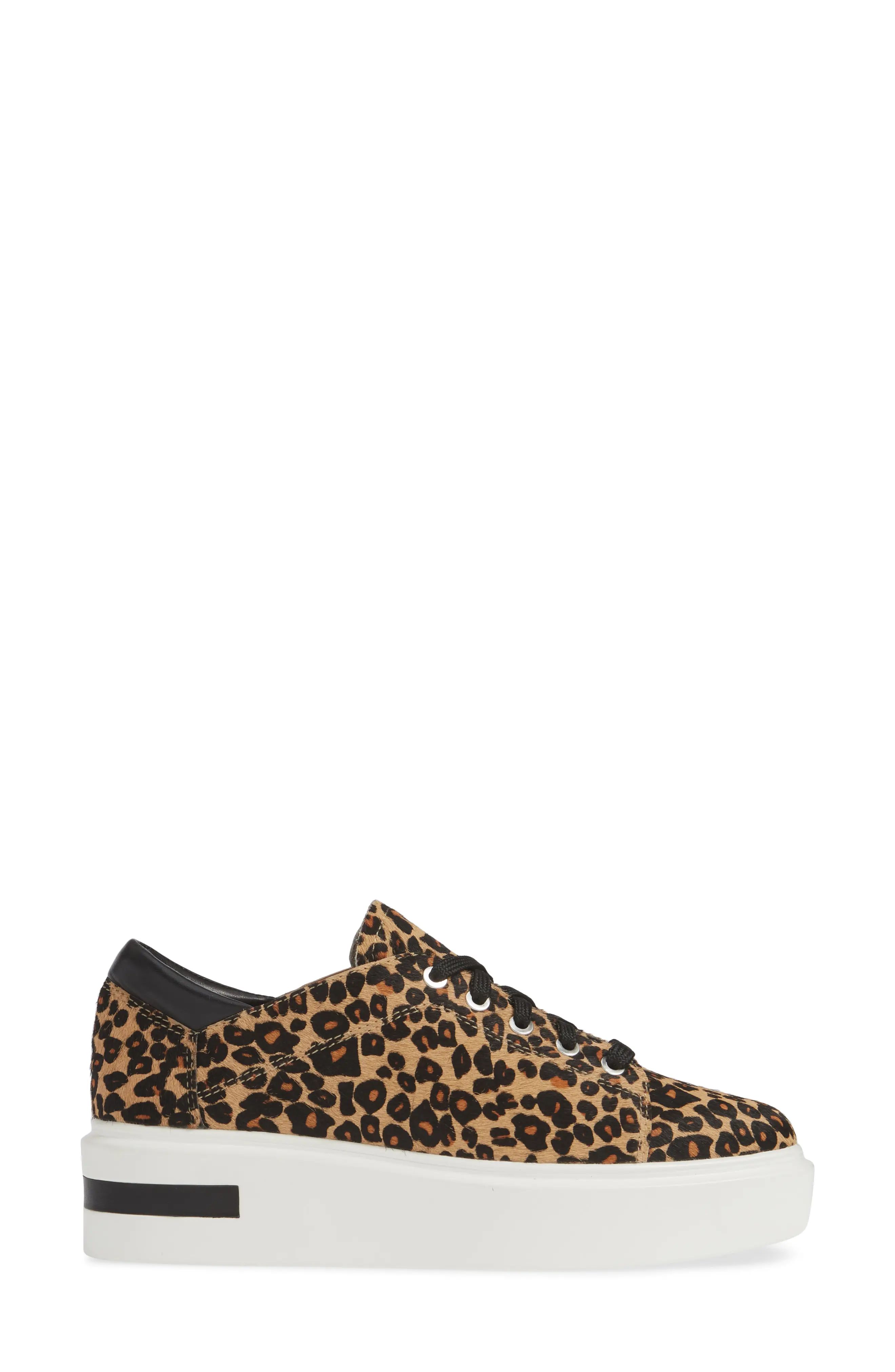 Kendra Genuine Calf Hair Platform Sneaker | Nordstrom