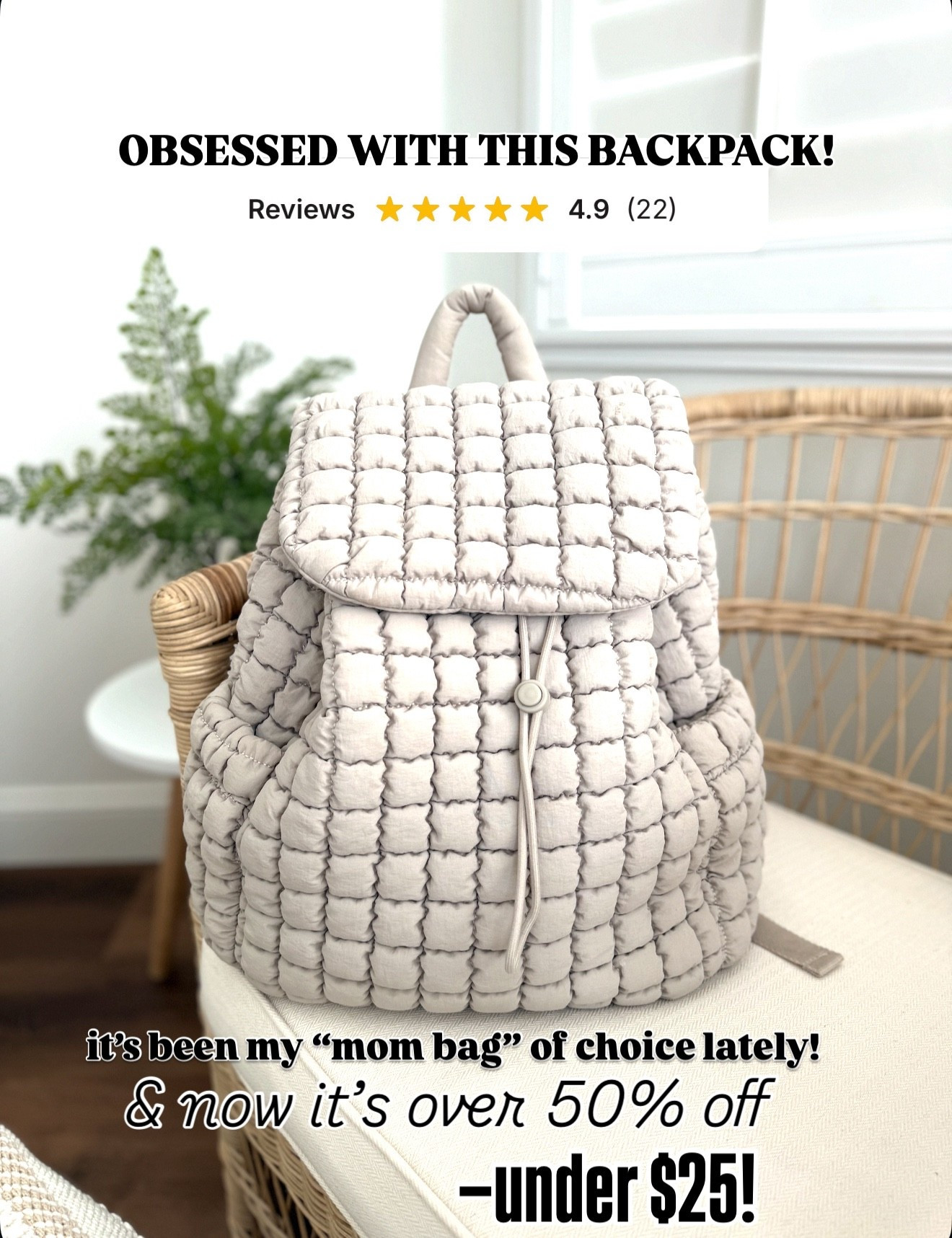 My backpack that looks like free people is now over 50% off + under $25!! This has been my go to mom bag—it holds everything! 

#LTKSaleAlert #LTKFindsUnder50 #LTKTravel