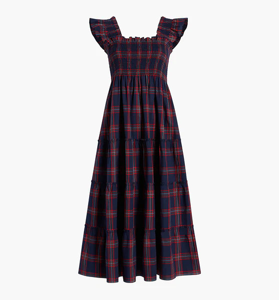 The Ellie Nap Dress - Iris Tartan | Hill House Home