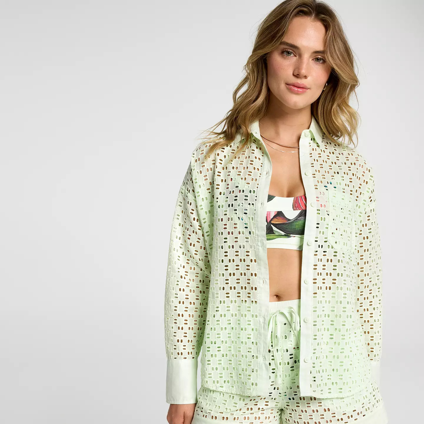 CALIA Women's Swim Button Down Pocket Shirt | DICK'S Sporting Goods