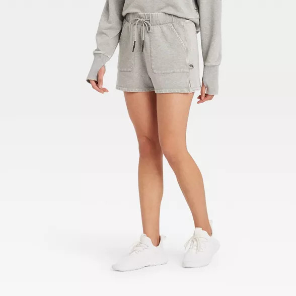Women's French Terry Mid-Rise Shorts - JoyLab™ | Target