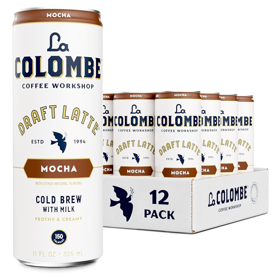 La Colombe Coffee, Mocha Draft Latte, 11 fl oz Cans (Pack of 12), Coffeehouse Quality Cold Brew, ... | Amazon (US)