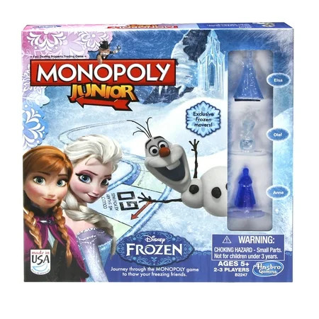 Hasbro Gaming Disney Frozen Monopoly Junior | Walmart (US)