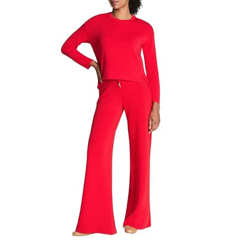SPANX AirEssentials Relaxed Long Sleeve Top - Hip-Length - Relaxed UPF 50+ Protection - Spanx Red - 3X | Amazon (US)