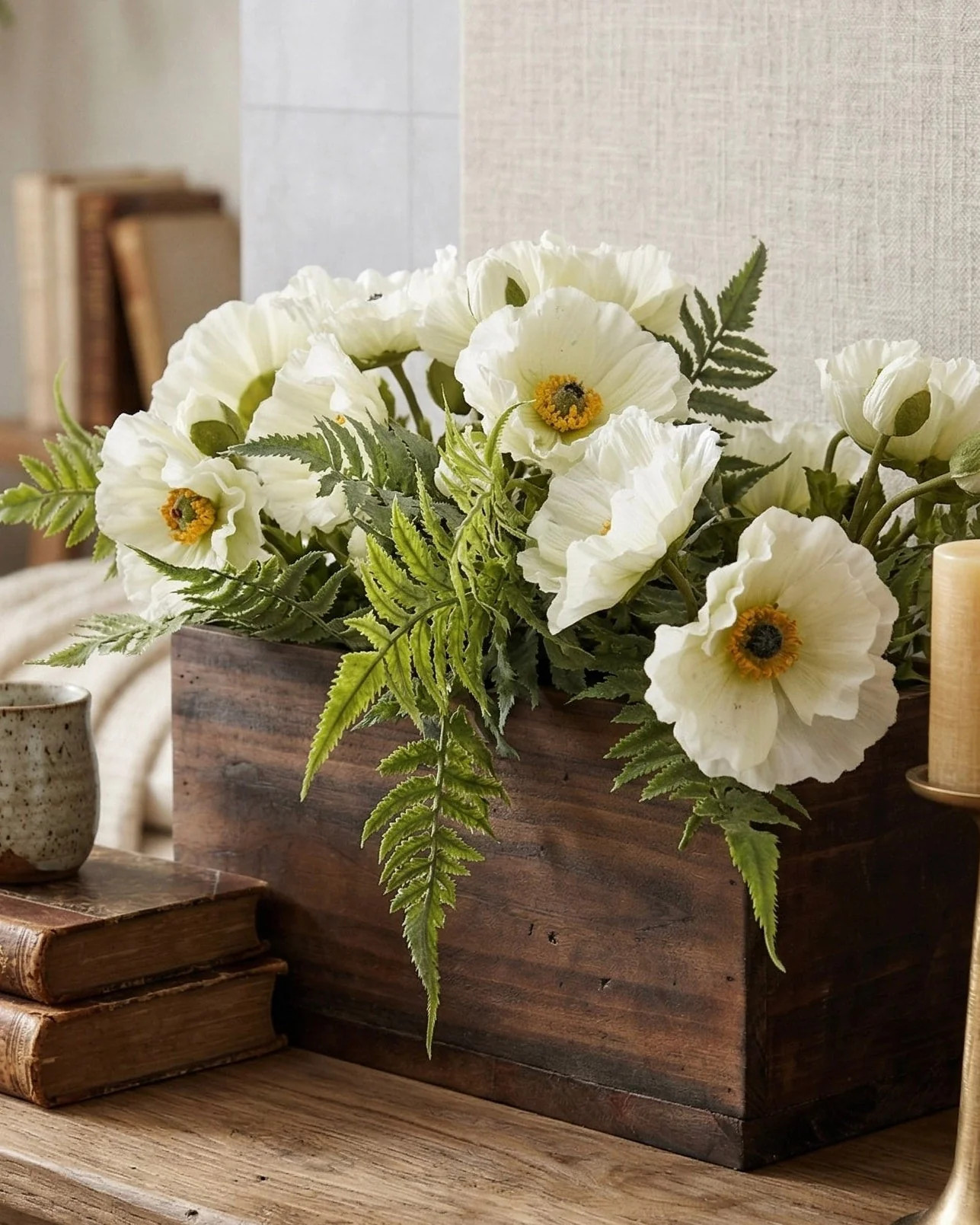 White Poppy Garden Styled Look | MJHome