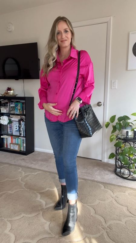 Video from the archives but I love this pink blouse for #vday linked a few pretty options with quick ship from Amazon 

#LTKFind #LTKbump #LTKunder50