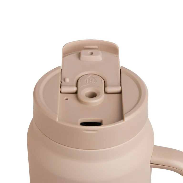 TAL Stainless Steel Hudson Tumbler with Straw 64 fl oz, Taupe - Walmart.com | Walmart (US)