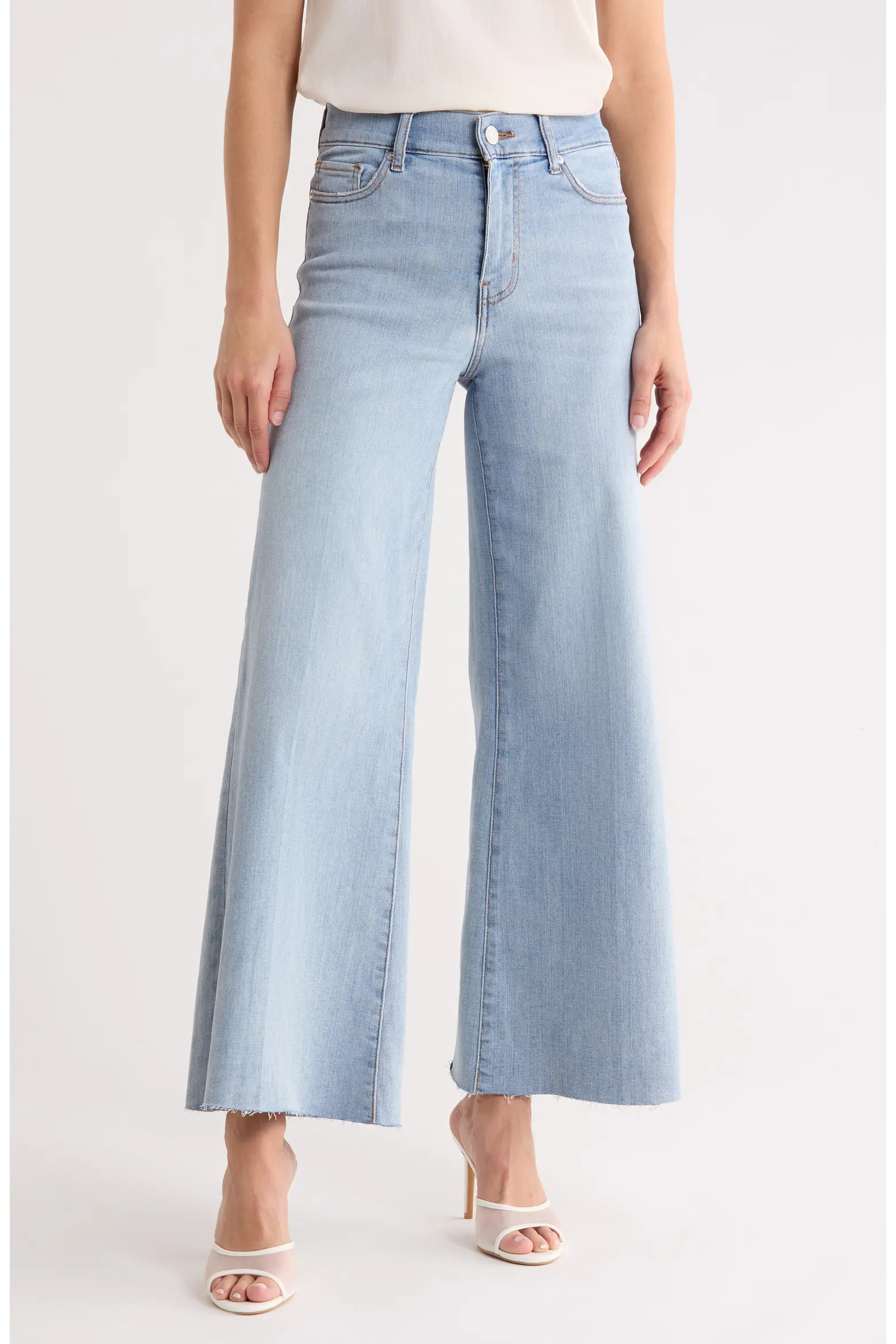 Palazzo Crop Cutoff Jeans (Women) | Nordstromrack | Nordstrom Rack