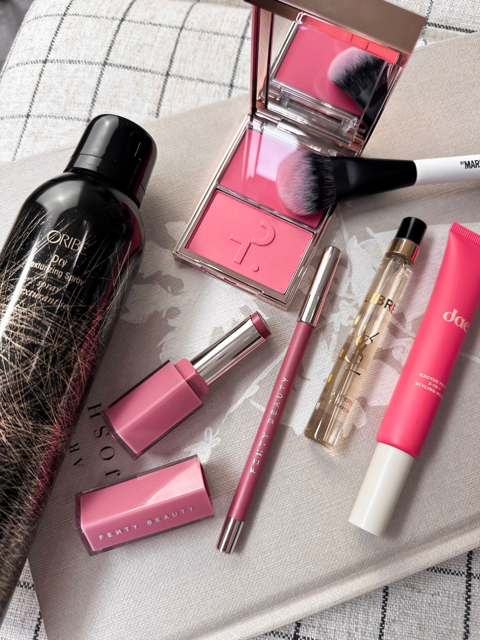 Makeup
Blush shes that girl
Lipstick - is it fussy
Lip liner - thugs blush too
Perfume
Hair


#LTKFindsUnder50 #LTKBeauty #LTKFindsUnder100