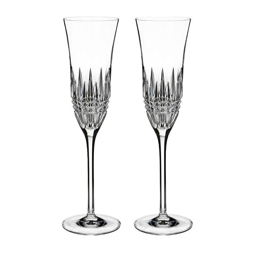 Waterford Lismore Diamond Essence Champagne Flute Pair | Amazon (US)
