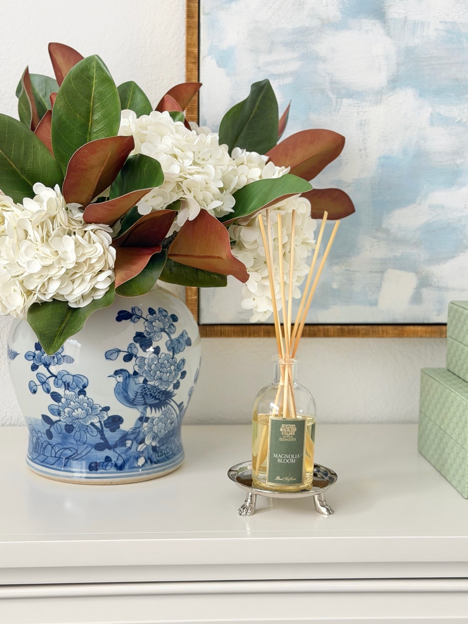 Realistic fall arrangement 🍂 Amazon faux magnolia stems faux hydrangeas fall decor

#LTKdayinmylife #LTKHome #LTKootd