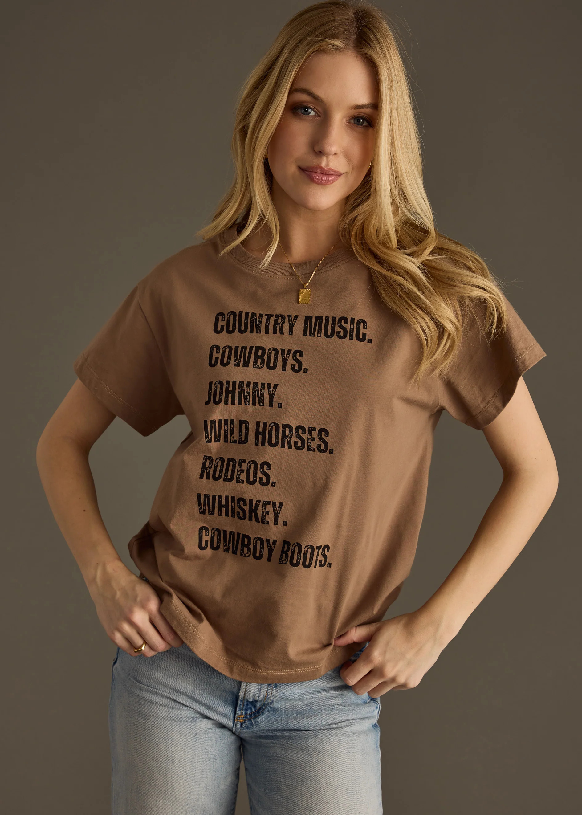 Western List Tee | Panache Accessories