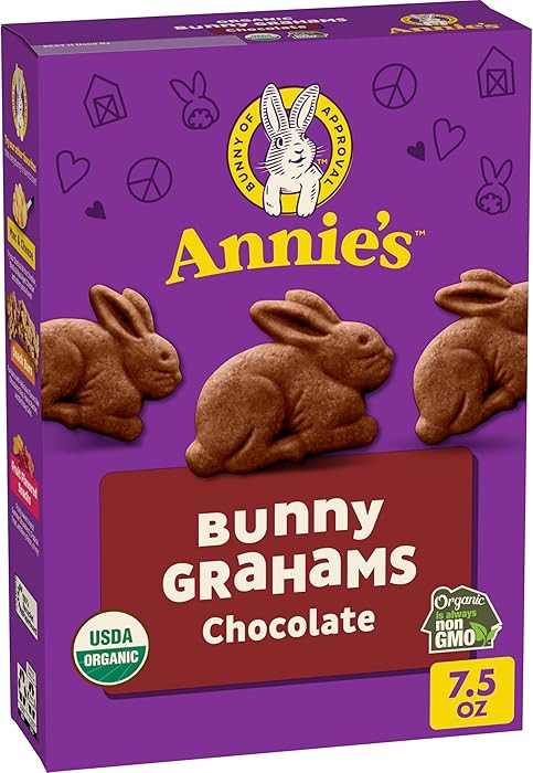 Annie's Organic Chocolate Bunny Graham Snacks, 7.5 oz | Amazon (US)