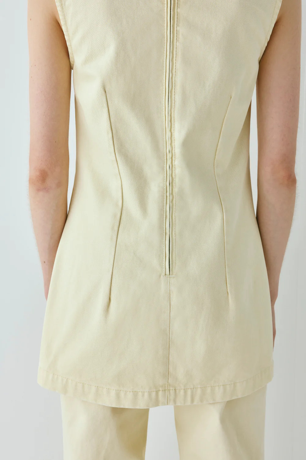 Lolita Denim Mini Dress Butter | VRG Grl