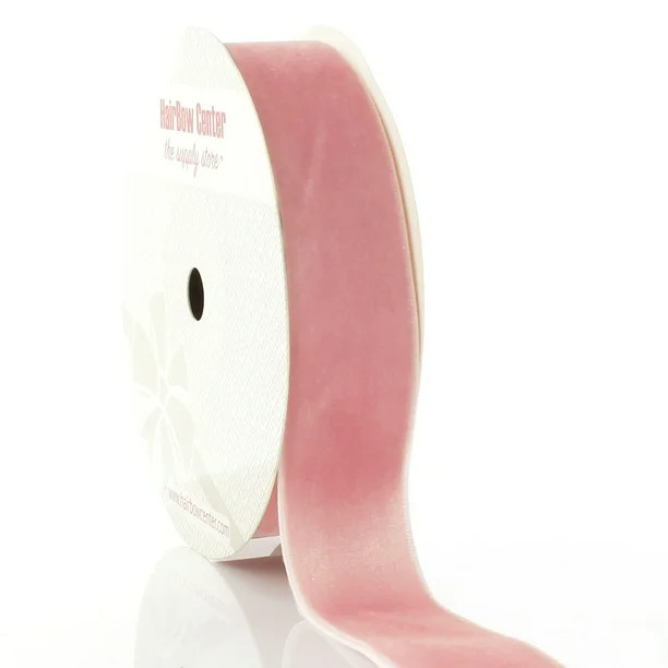 HBC 1" Velvet Ribbon 158 Dusty Rose - 5 Yards - Walmart.com | Walmart (US)