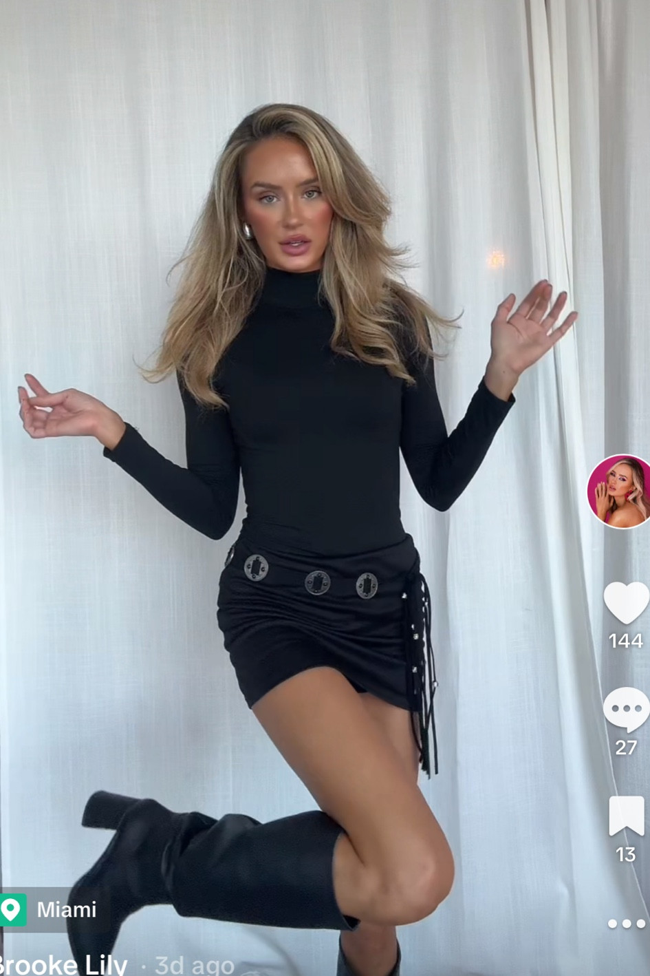 Going out outfit boots all black  #belt #allblackoutfit #bootsoutfit 

#LTKU #LTKfindsunder100 #LTKfindsunder50